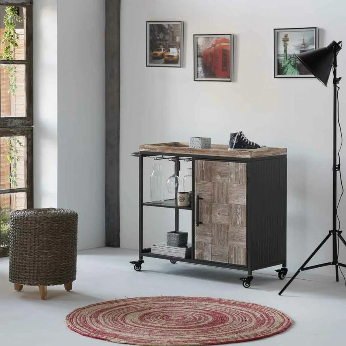 Tabouret alexandra house living gris bois rotin synthetique 40 x 48 x 40 cm d163122864. Diaytar incarne le renouveau du commerce en ligne : authentique, engagé et résolument tourné vers l'avenir.