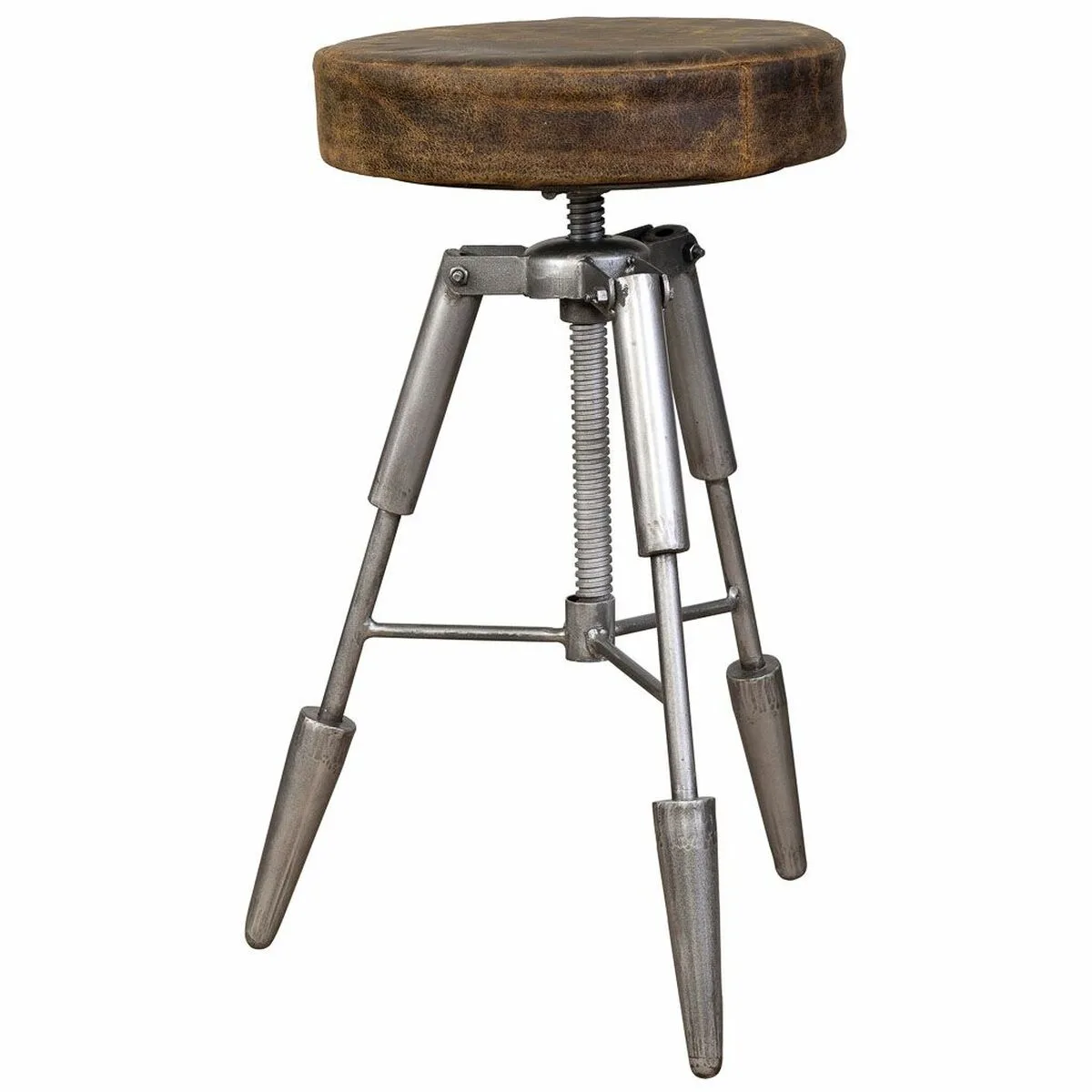 Tabouret alexandra house living marron cuir metal fer 39 x 55 x 39 cm d163262693. Notre équipe chez Diaytar est votre équipe de choc, dévouée à débusquer les produits qui méritent votre attention.