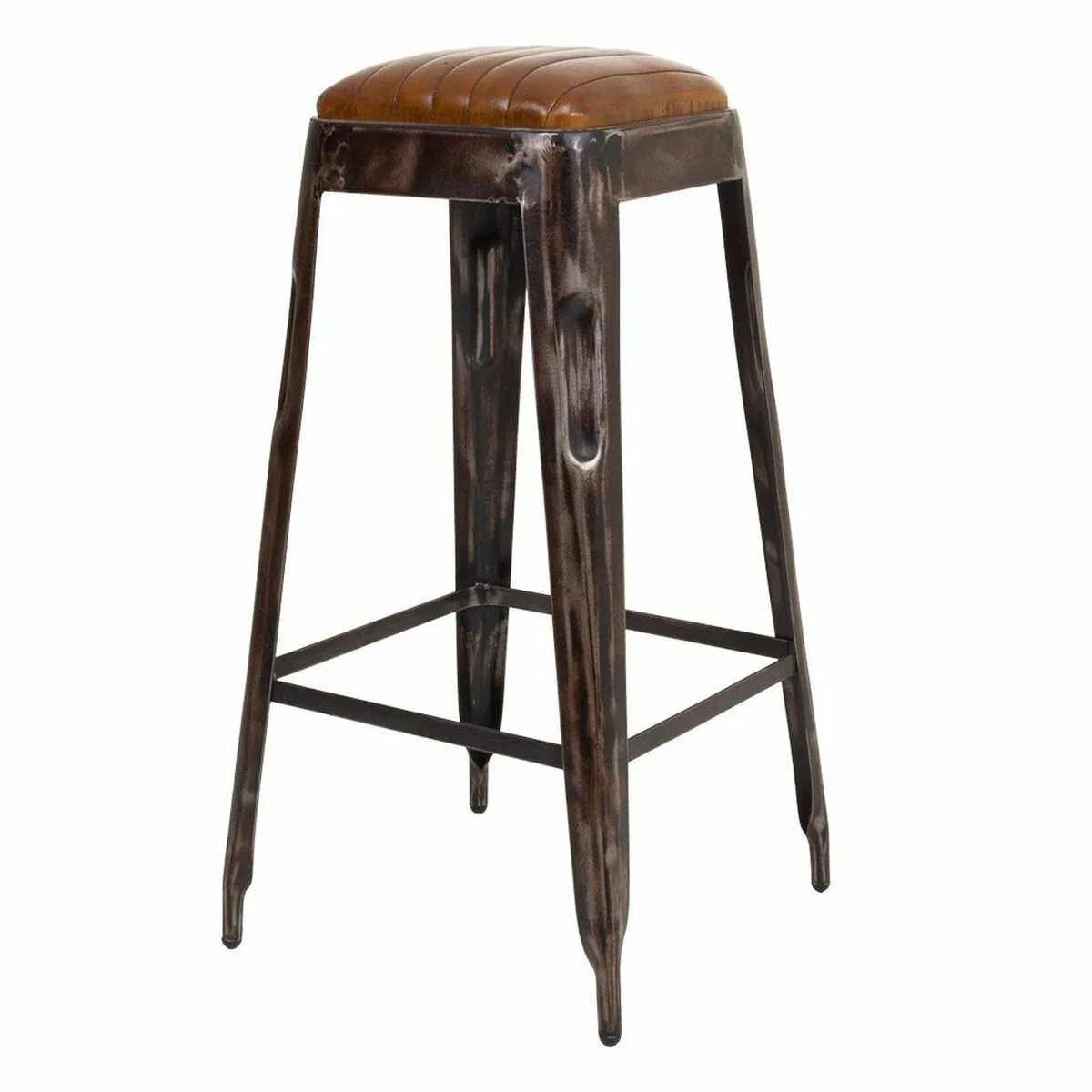 Tabouret alexandra house living marron noir cuir fer 40 x 75 x 40 cm d163067313. Bienvenue dans le futur du shopping. Diaytar utilise la data pour anticiper vos besoins, mais garde la magie de la surprise.
