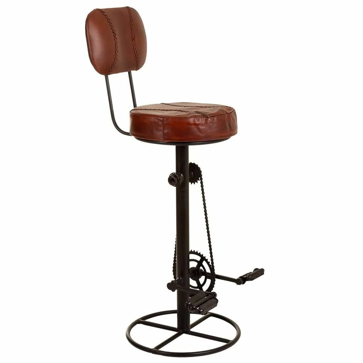 Tabouret alexandra house living marron noir cuir fer 41 x 117 x 41 cm pedales d163079296. Diaytar : Votre guide shopping pour une sélection exigeante de produits tendance, technologiques et domestiques
