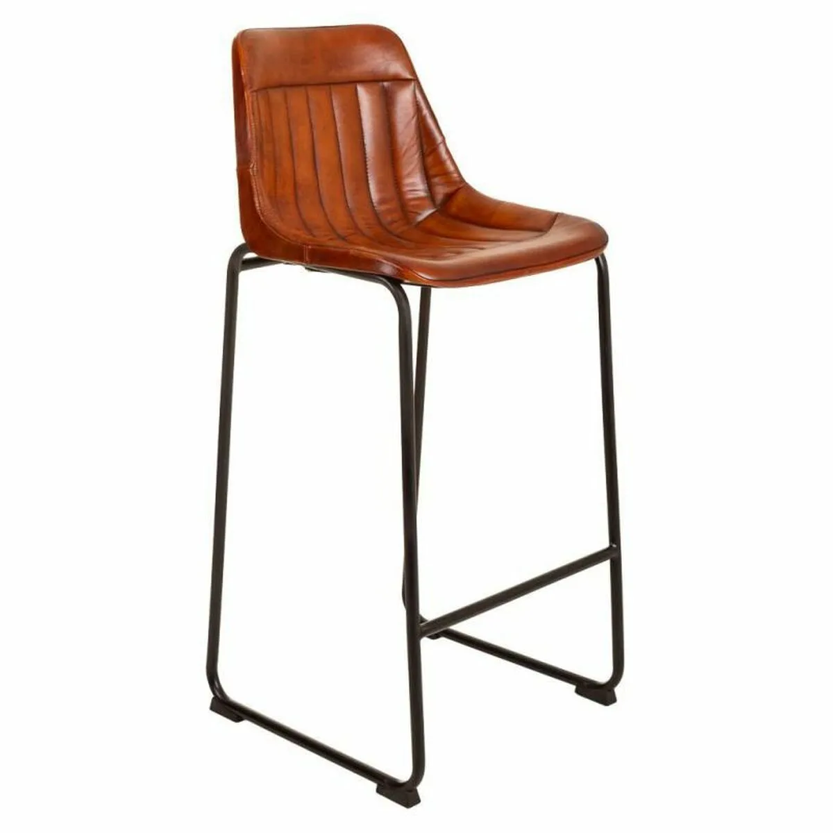 Tabouret alexandra house living marron noir cuir fer 50 x 106 x 46 cm d163046867. Découvrez la diversité Diaytar : une infinité de produits pour la maison, le travail, les loisirs, tous dans l'air du temps