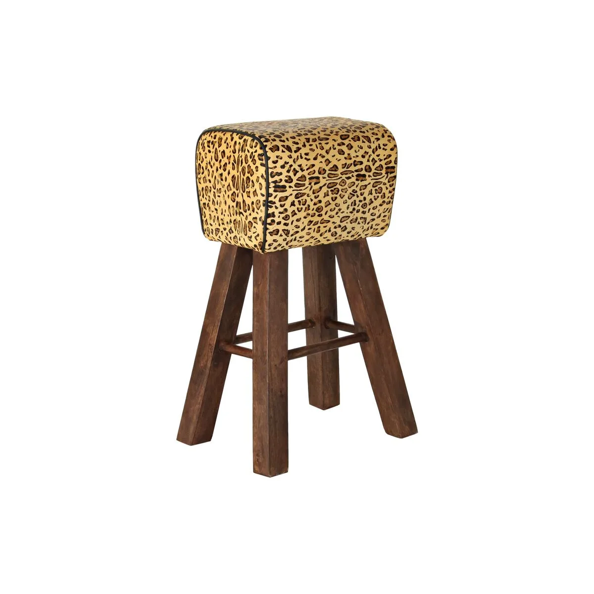 Tabouret dkd home decor noir bois marron cuir 43 x 35 x 75 cm s303284693. Notre mission : éradiquer le superflu pour ne vous proposer que l'essentiel... mais en beaucoup plus stylé. Bienvenue chez Diaytar.