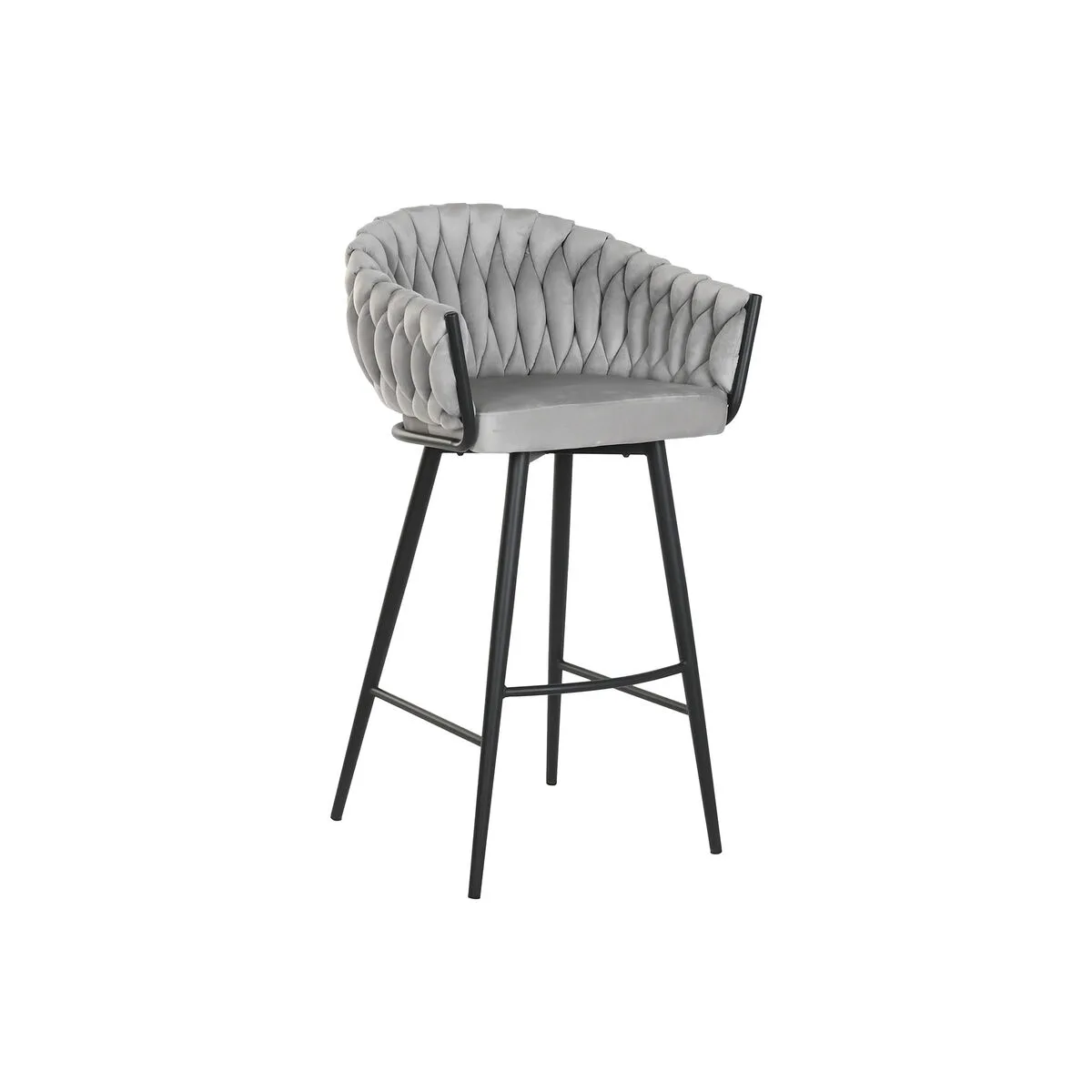 Tabouret home esprit noir gris metal 58 x 53 x 101 cm s306061817. Nos stylistes Diaytar dénichent pour vous les pépites de la saison.