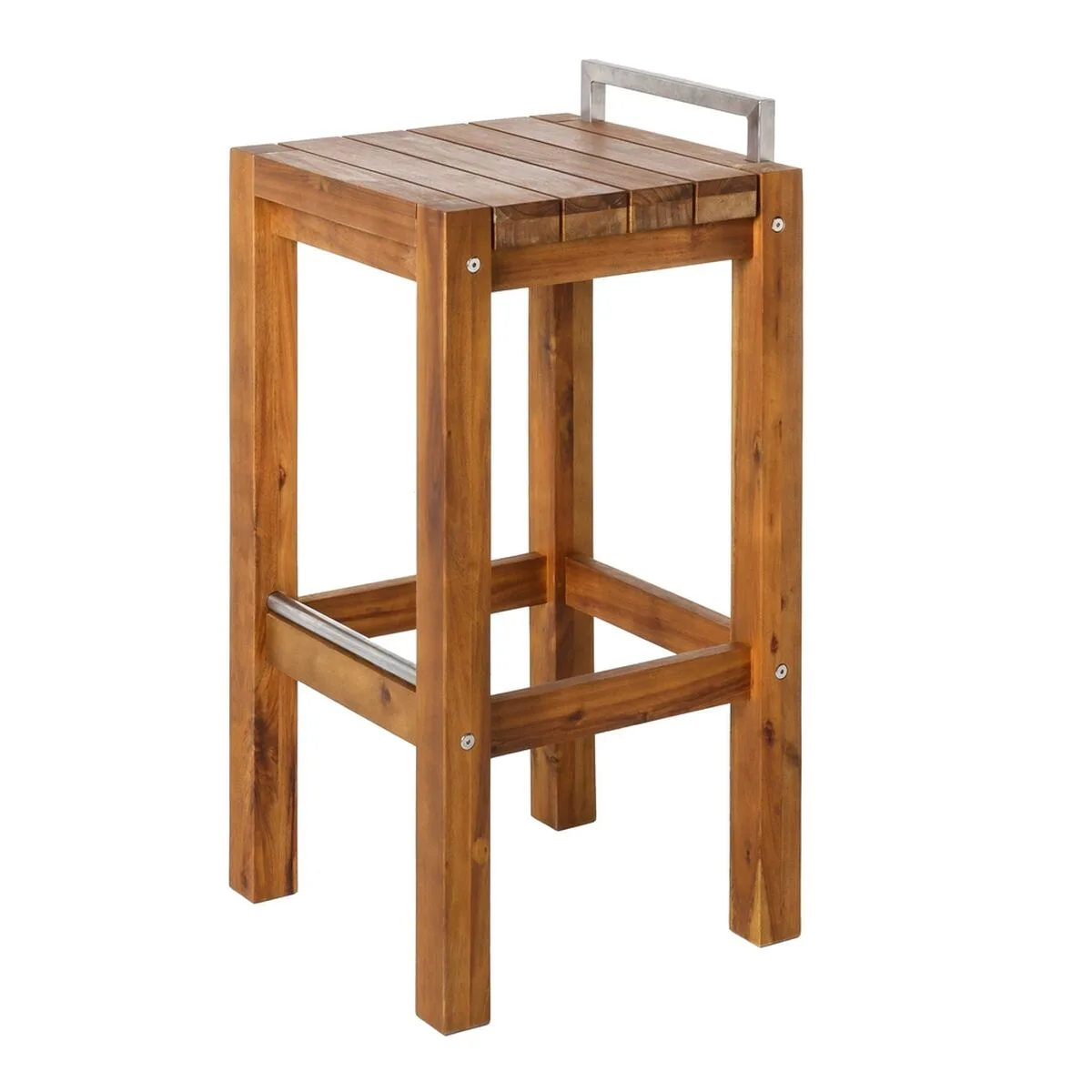 Tabouret norah bois acier inoxydable bois d acacia 40 x 40 x 80 cm gris s870011752. Bienvenue dans le cercle très sélect des acheteurs inspirés. Diaytar révèle les produits qui définiront demain.