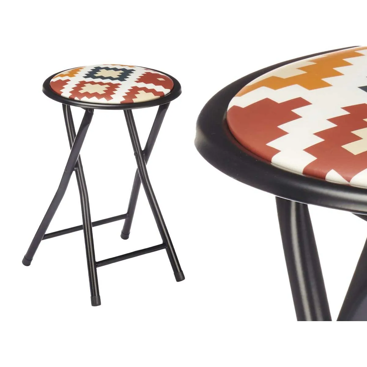 Tabouret pliant boho chic noir pvc metal 30 x 30 x 45 cm 10 unites s362922443. Diaytar, c'est votre garantie contre la déception. Des produits testés et approuvés, pour un shopping en toute sérénité.
