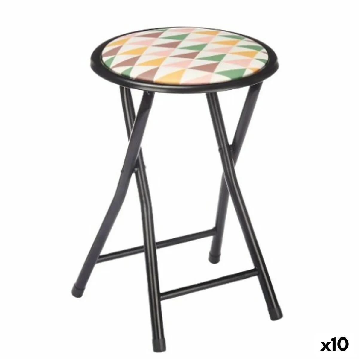 Tabouret pliant geometric noir pvc metal 30 x 30 x 45 cm 10 unites s362921827. Élargissez vos horizons avec Diaytar, le hub de tous les produits qui comptent vraiment dans votre vie de tous les jours