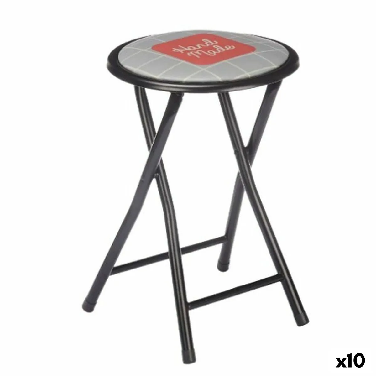Tabouret pliant hand made marron noir gris pvc metal 30 x 30 x 45 cm 10 unites s362922084. Diaytar, c'est l'évidence que quand on aime les produits, on ne compte pas. On les collectionne. À vous de jouer.