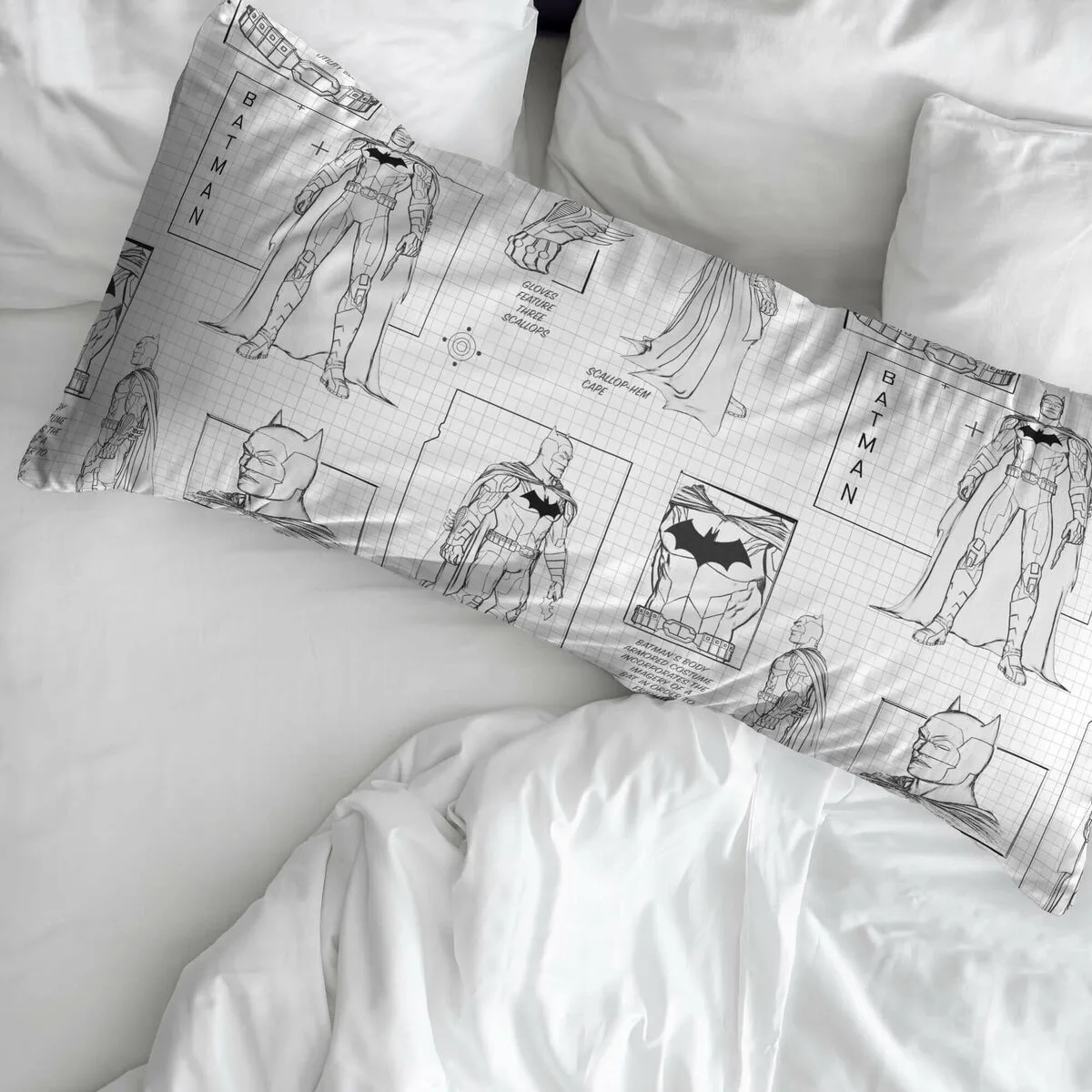 Taie d oreiller batman multicouleur 175 fils 45 x 125 cm s980024481. L'excellence à portée de clic avec la boutique en ligne Diaytar.