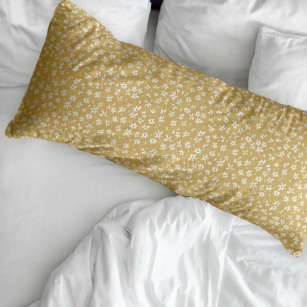 Taie d oreiller decolores provenza moutarde 175 fils 45 x 110 cm s981149681. Du salon à la chambre, Diaytar habille votre intérieur avec élégance.