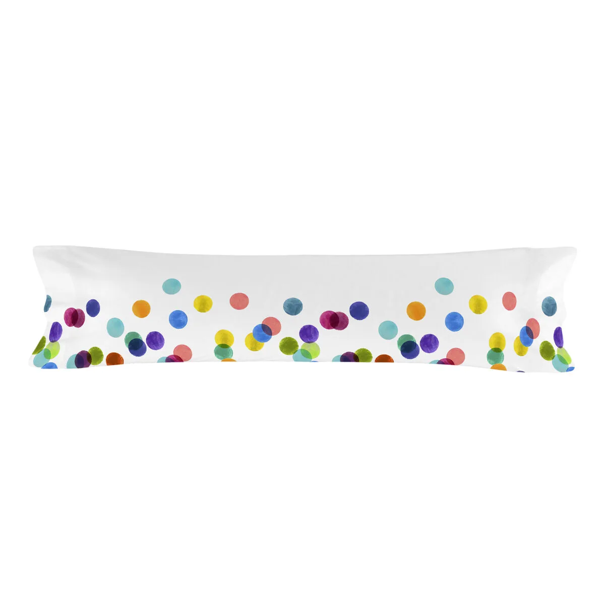 Taie d oreiller happyfriday confetti multicouleur 45 x 155 cm d161023886. Diaytar, c'est le sismographe des tendances : nous captons les vibrations du marché pour vous offrir le meilleur.