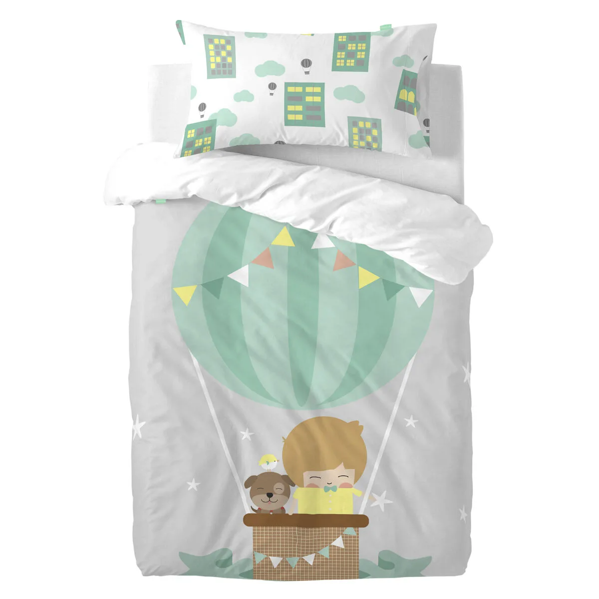 Taie d oreiller happyfriday happynois air balloon multicouleur 50 x 75 cm d161004812. Découvrez l'univers Diaytar - Des milliers de produits sélectionnés avec soin pour vous.