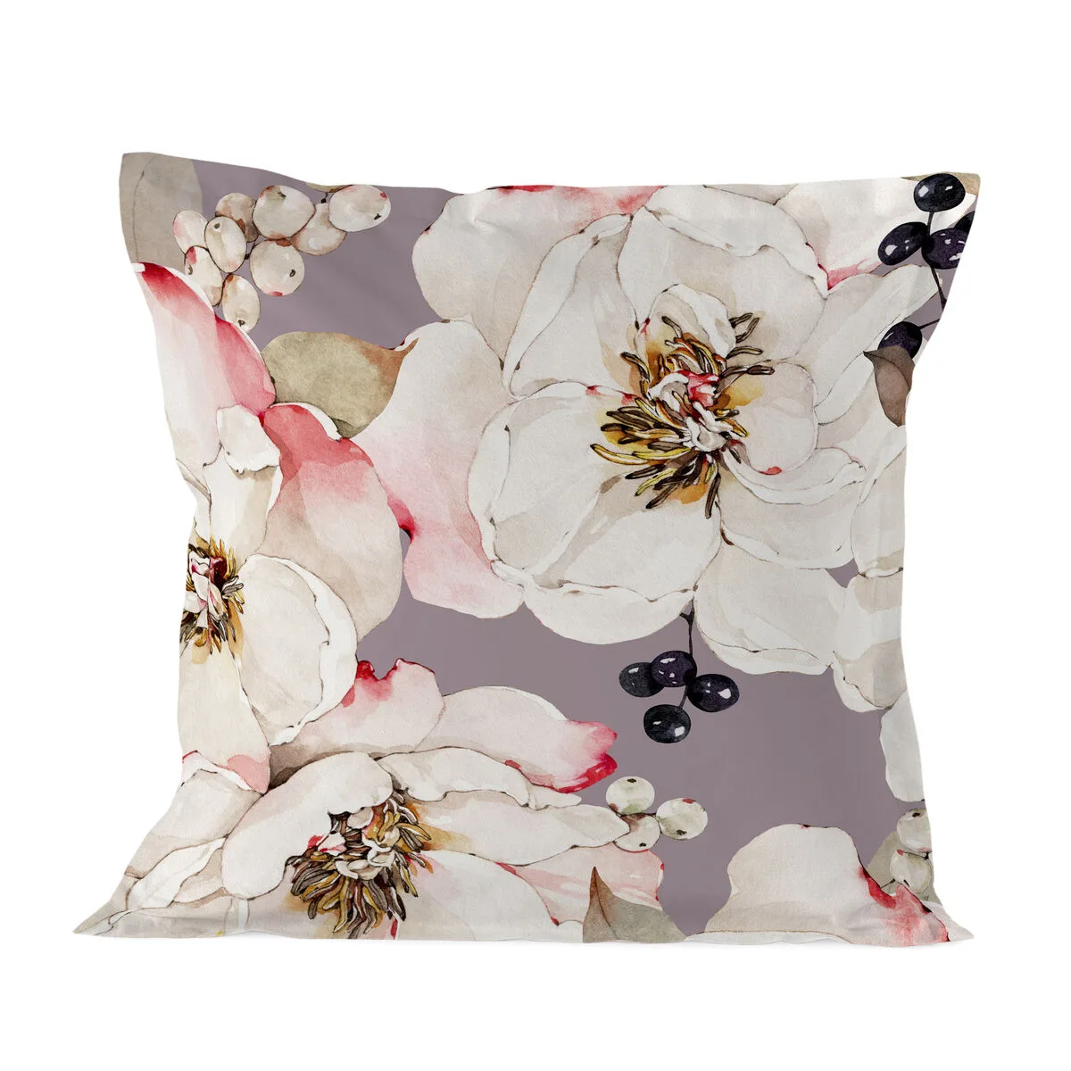 Taie d oreiller happyfriday white peonies multicouleur 60 x 60 cm d161378469. Du salon à la chambre, Diaytar habille votre intérieur avec élégance.