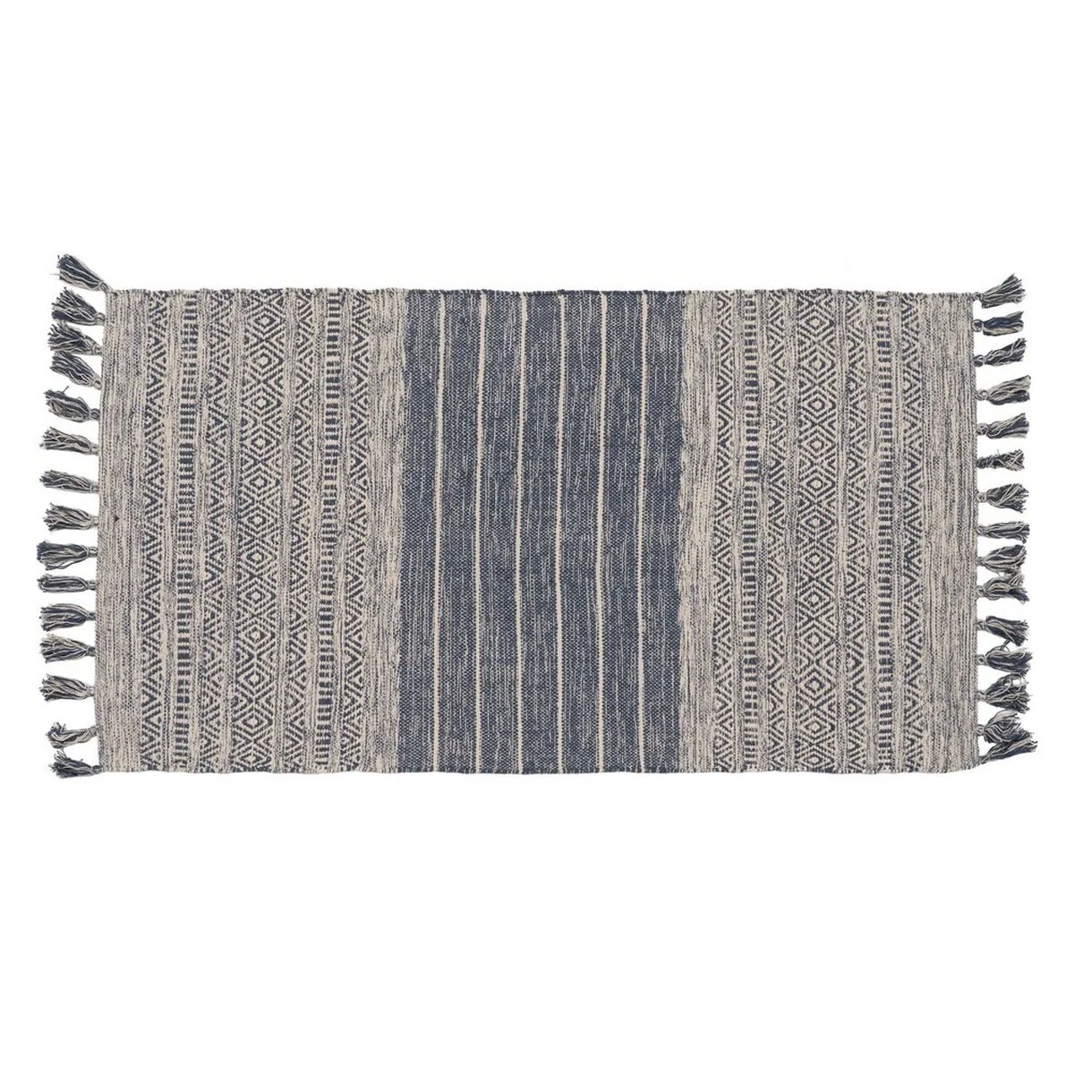 Tapis bleu blanc 70 coton 30 polyester 80 x 150 cm s880464333. Diaytar, le trait d'union entre vos besoins pratiques et vos aspirations esthétiques, à travers une offre généraliste pointue