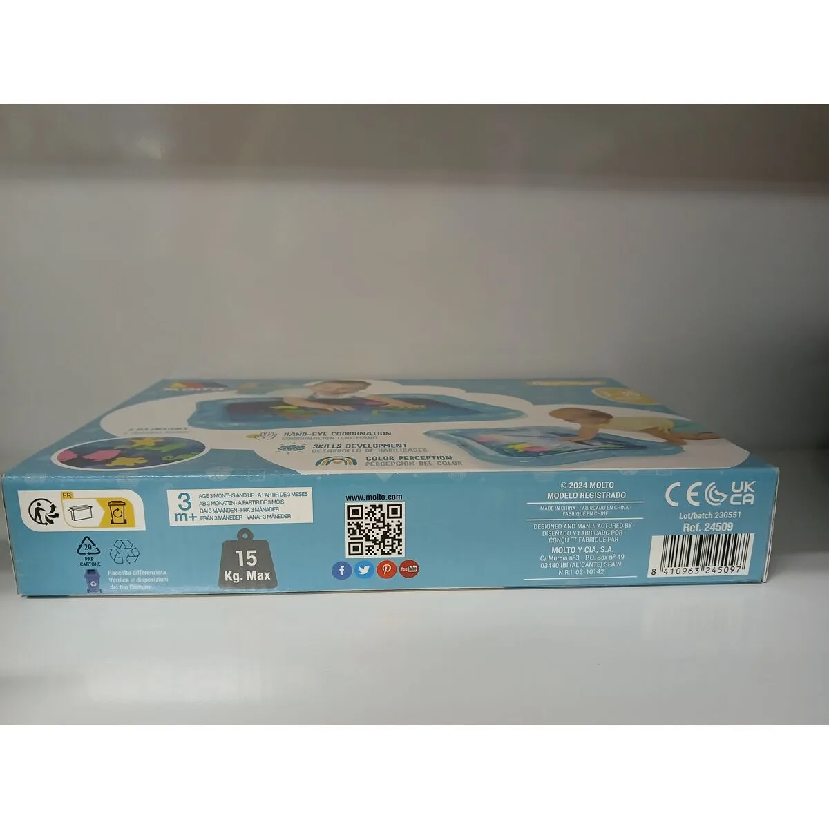Tapis de jeu a eau gonflable pour bebe molto playsense 80 x 28 x 82 cm s243687345. Diaytar : Parce que vous méritez le meilleur, nous sélectionnons l'excellence.