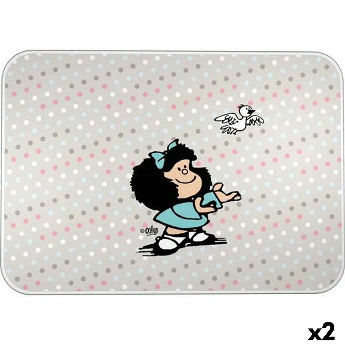 Tapis de protection mafalda bird multicouleur pvc 47 x 33 cm bureau 2 unites s843905252. Tendance, confort et qualité : la trilogie gagnante de Diaytar Mode.