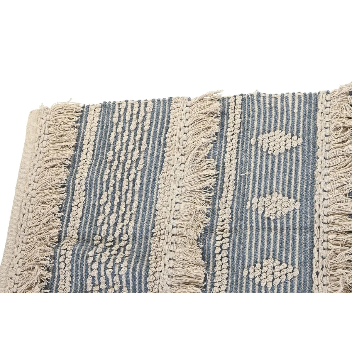 Tapis dkd home decor 230 x 160 x 2 cm bleu coton blanc boho s304500088. Diaytar ne suit pas les tendances, il les anticipe à travers sa sélection前瞻 de produits électroniques et généraux