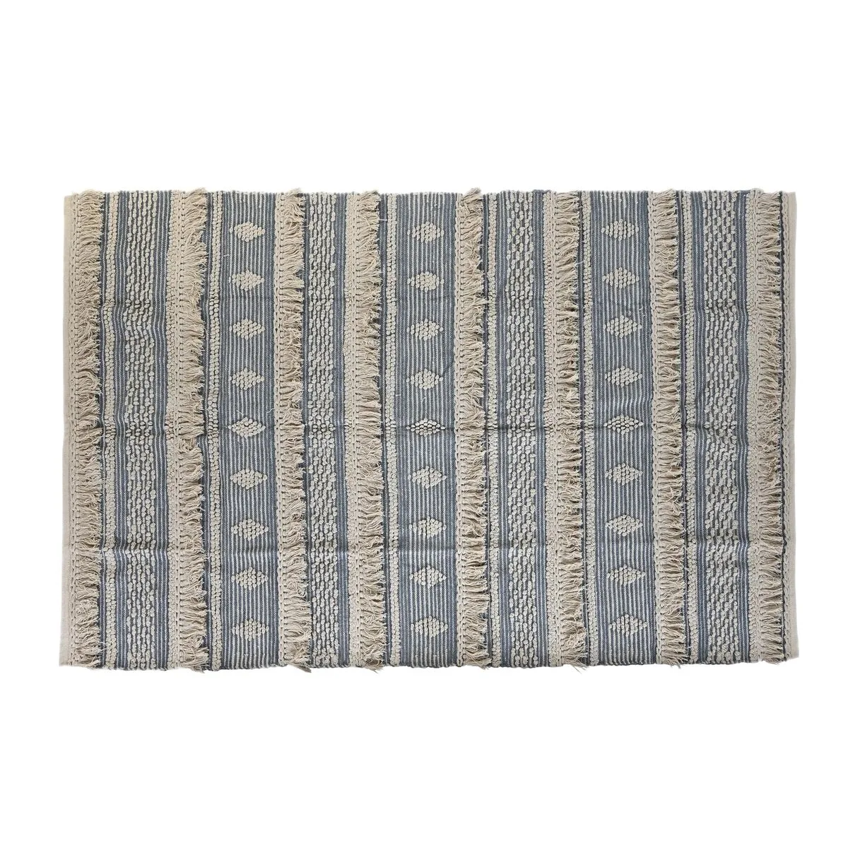 Tapis dkd home decor 230 x 160 x 2 cm bleu coton blanc boho s304500094. Bienvenue sur Diaytar, l'endroit où les produits ne sont pas juste achetés, mais sont adoptés pour la vie.
