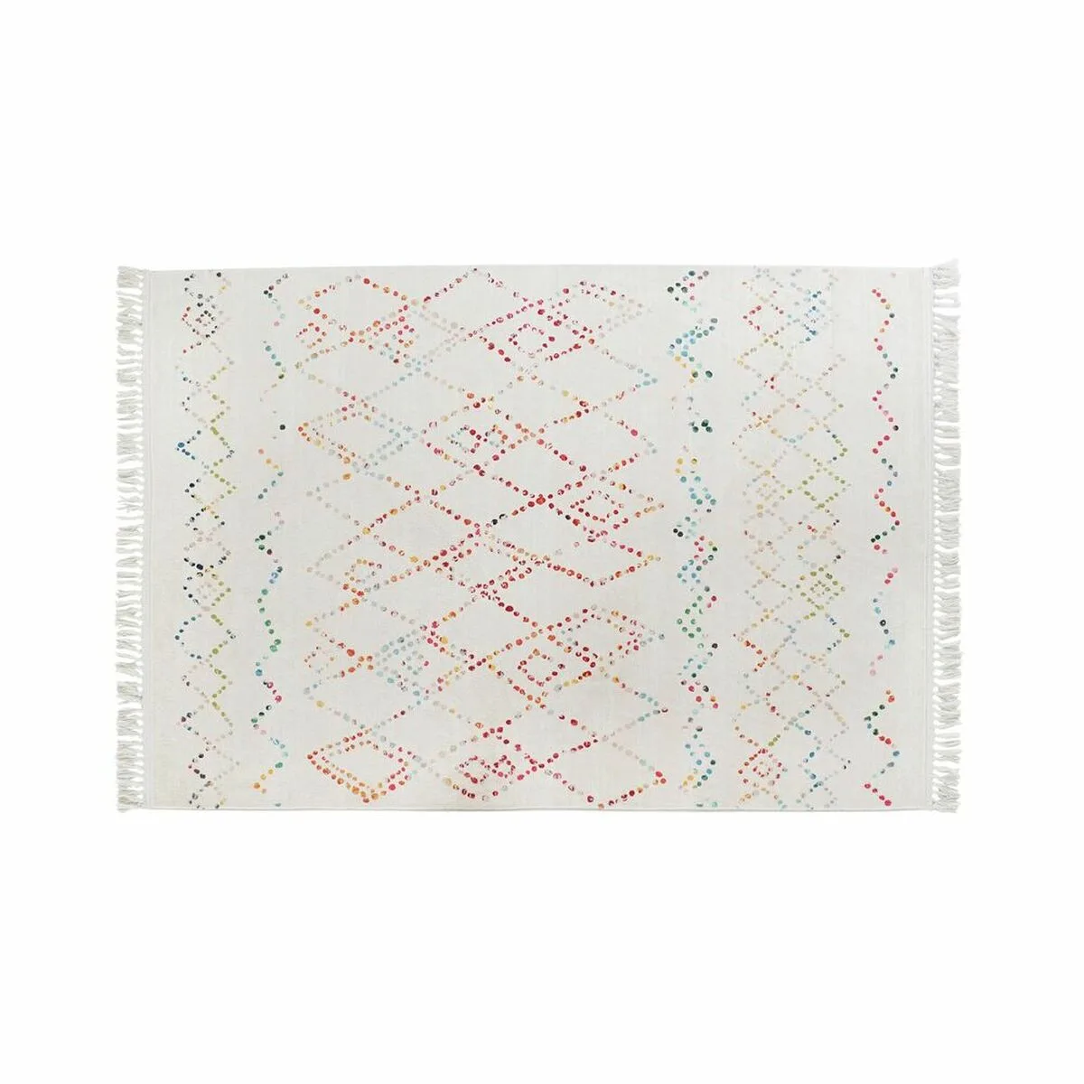 Tapis dkd home decor blanc multicouleur 120 x 180 x 0 7 cm s303835147. Notre équipe Diaytar parcourt le globe pour vous dénicher les produits généraux et électroniques les plus prometteurs