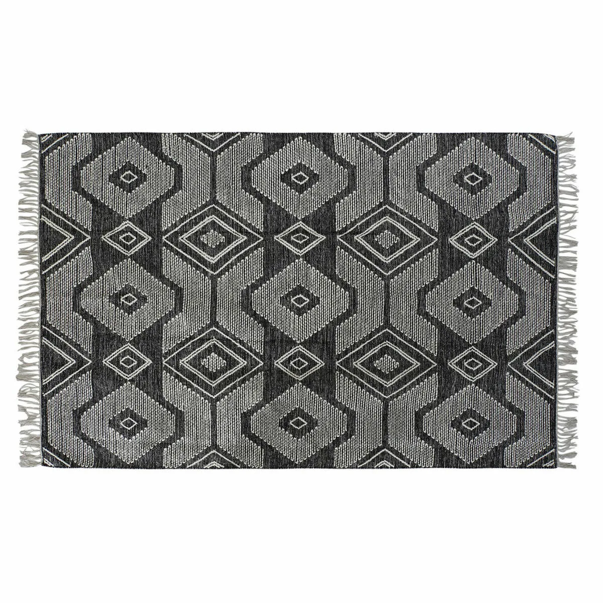 Tapis dkd home decor blanc noir coton 120 x 180 x 1 cm s302718838. Découvrez la diversité Diaytar : une infinité de produits pour la maison, le travail, les loisirs, tous dans l'air du temps