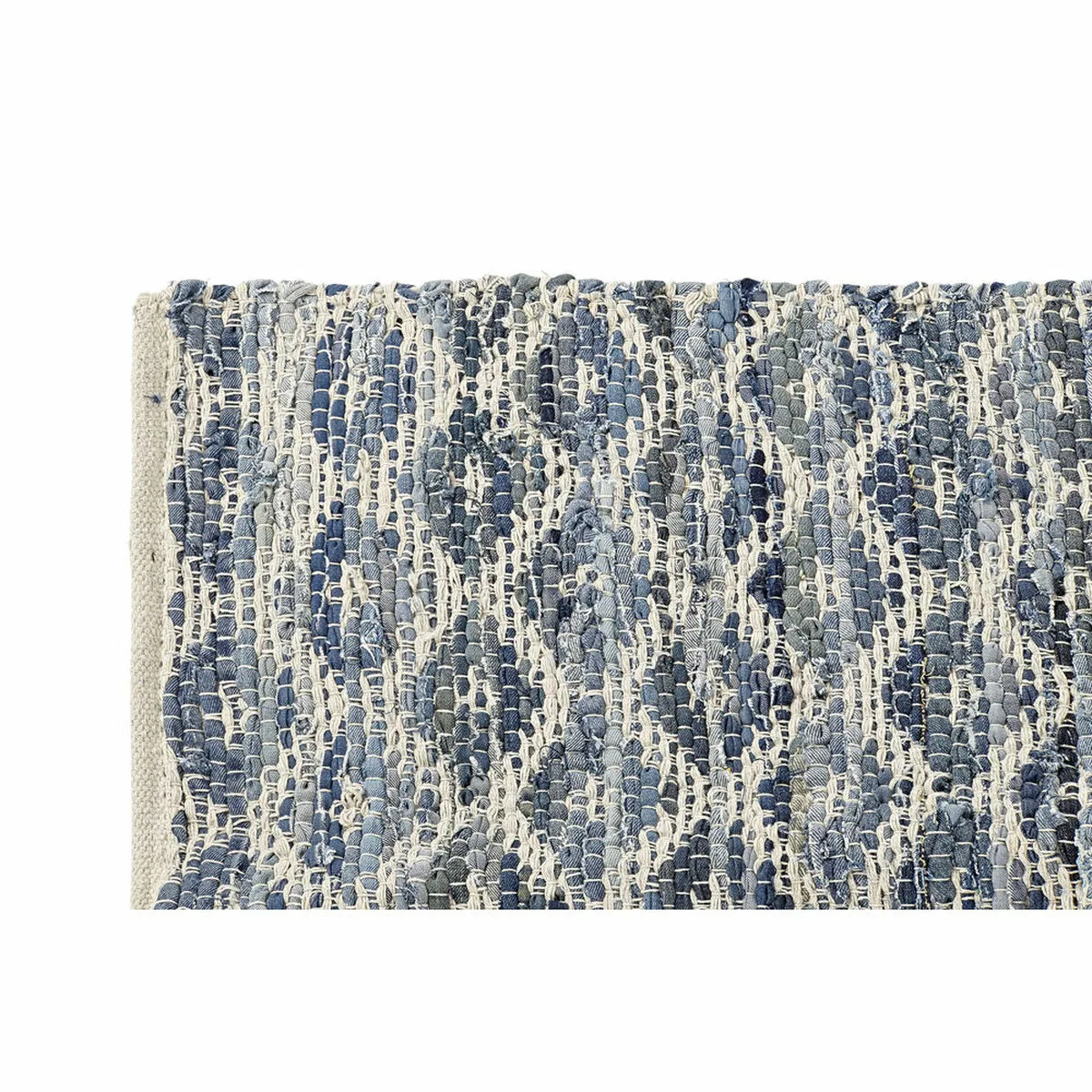 Tapis dkd home decor bleu blanc 120 x 180 x 1 cm s303789861. Diaytar Fashion : Soyez à la pointe de la mode avec nos collections exclusives.
