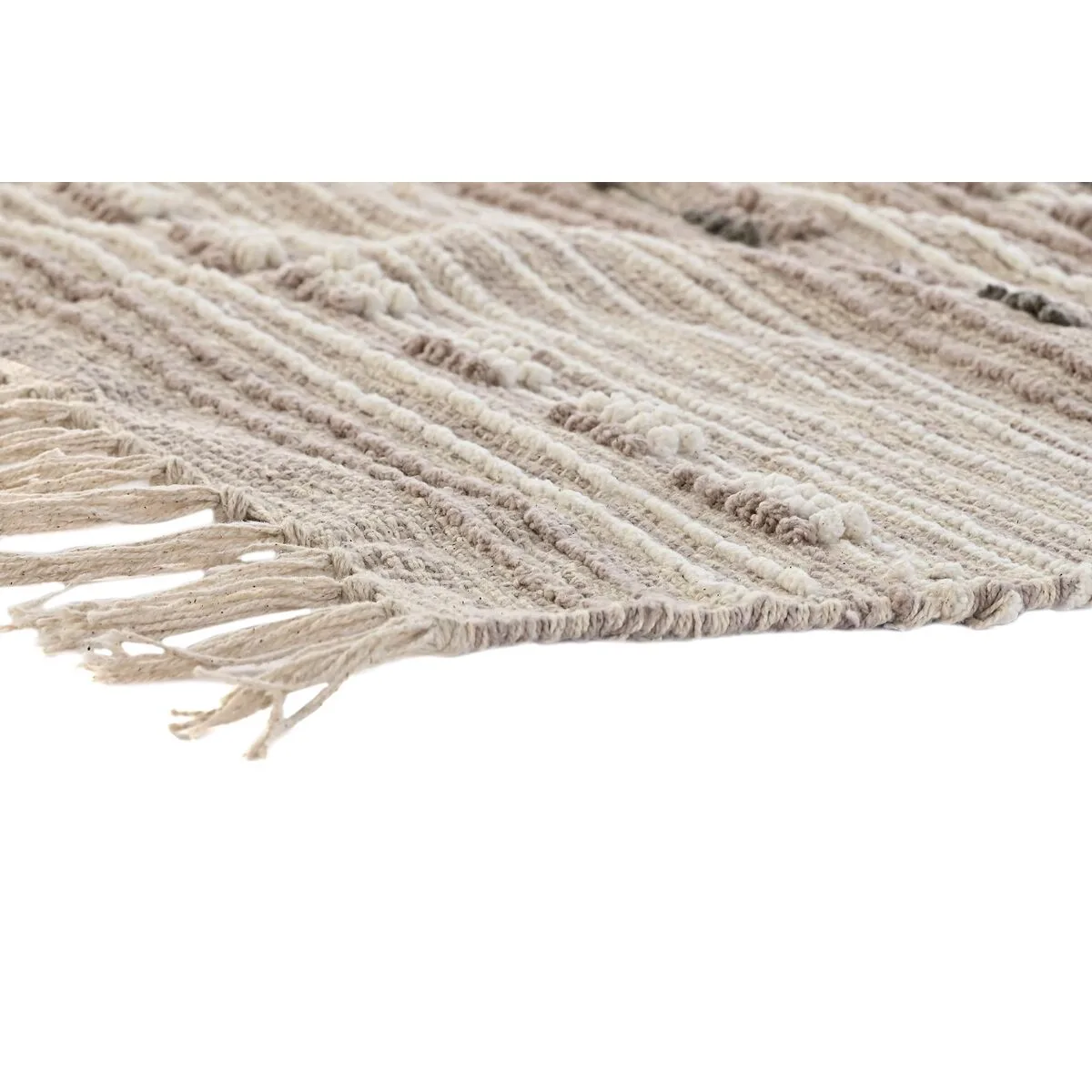 Tapis dkd home decor frange boho polyester coton 120 x 180 cm s303846461. Innovation, style et qualité : les trois piliers de l'expérience Diaytar.