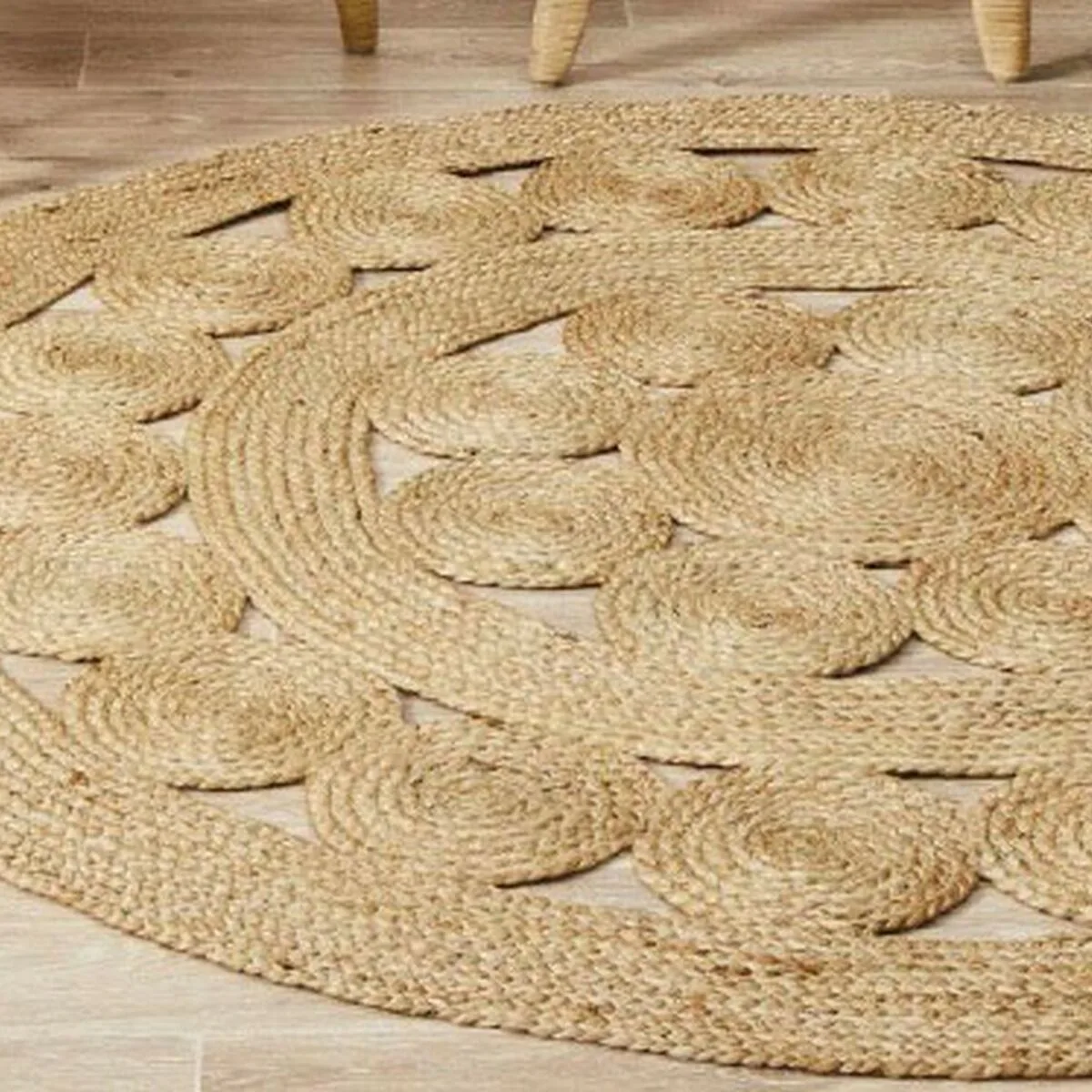 Tapis dkd home decor jute 160 x 160 x 1 cm s302734661. Diaytar : Votre destination shopping en ligne pour découvrir les dernières tendances et produits généraux soigneusement sélectionnés