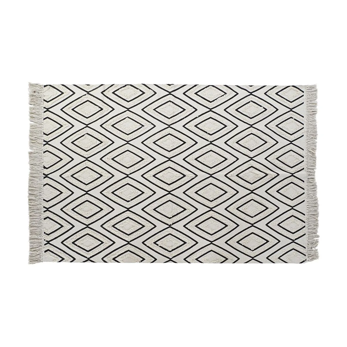 Tapis dkd home decor noir blanc 120 x 190 x 0 7 cm s303813912. Créez votre look signature avec les pièces mode sélectionnées par Diaytar.