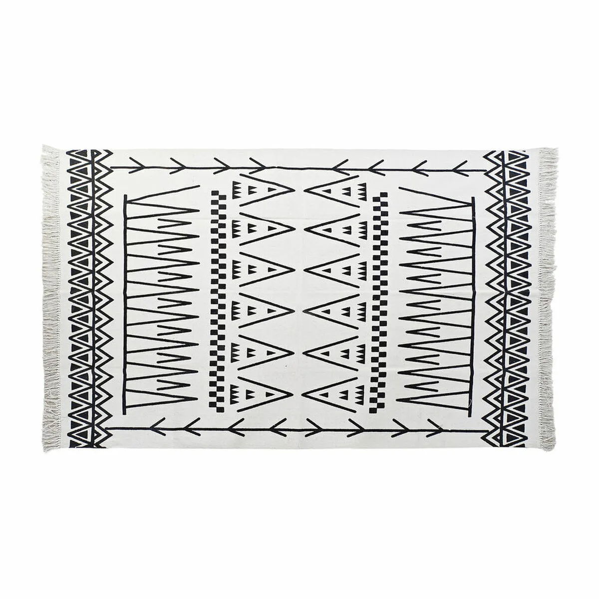 Tapis dkd home decor noir blanc ikat 120 x 180 x 0 7 cm s303813492. Diaytar, c'est la rencontre parfaite entre modernité et authenticité.
