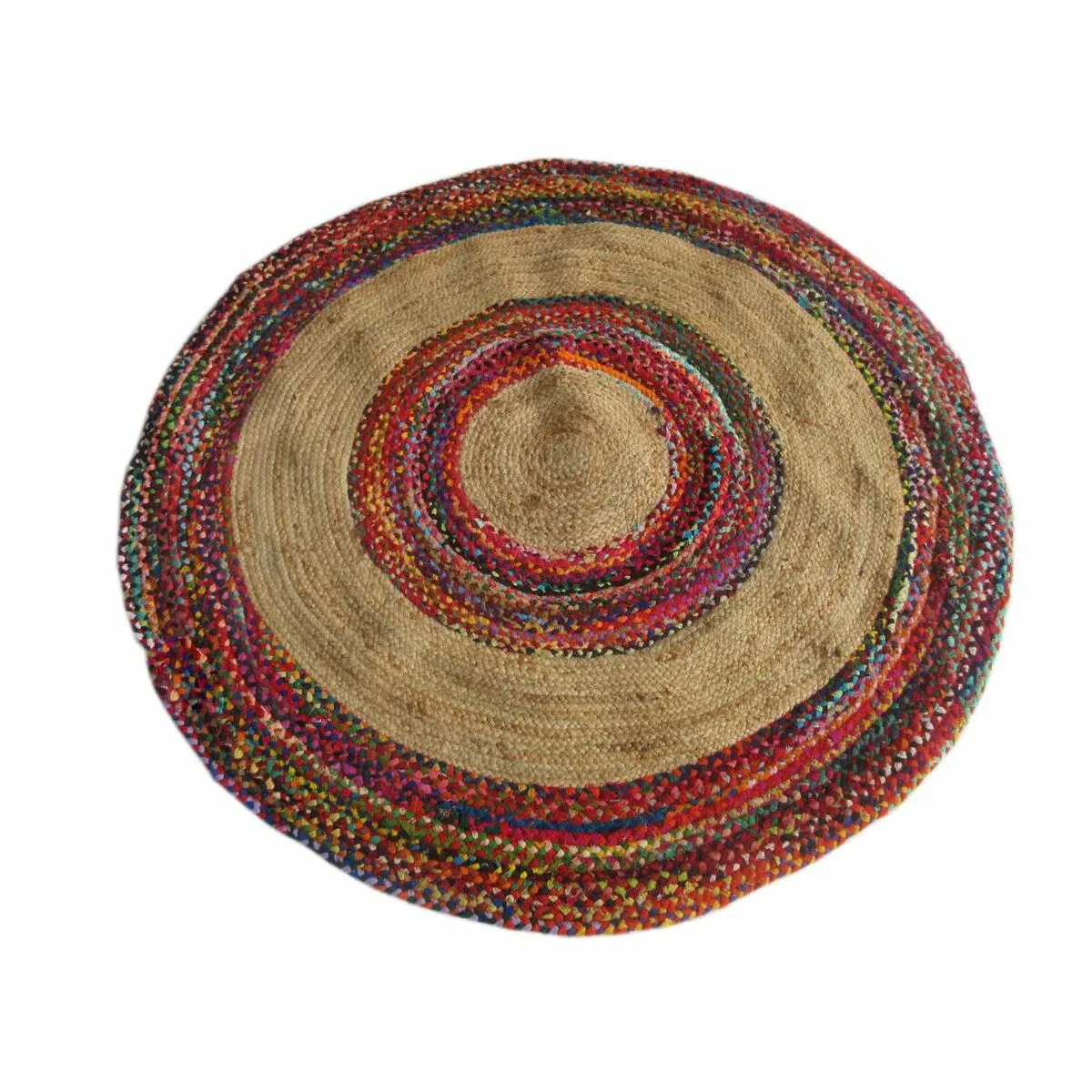 Tapis dkd home decor polyester coton multicouleur jute 160 x 160 x 0 7 cm s303847122. L'art de vivre à la française s'exprime dans notre collection maison Diaytar.