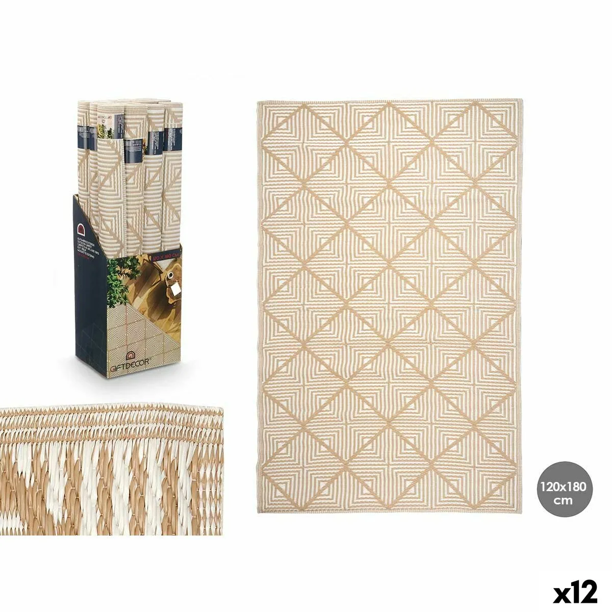 Tapis giftdecor exag 1005 blanc beige polypropylene 120 x 180 cm 12 unites s363269135. Rejoignez la communauté Diaytar et vivez une expérience shopping unique.