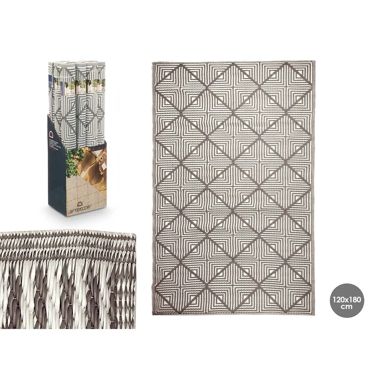 Tapis giftdecor exag 1006 blanc gris polypropylene 120 x 180 cm 12 unites s363269320. Diaytar : Parce que vos goûts sont éclectiques, notre offre de produits l'est tout autant. Explorez sans modération.