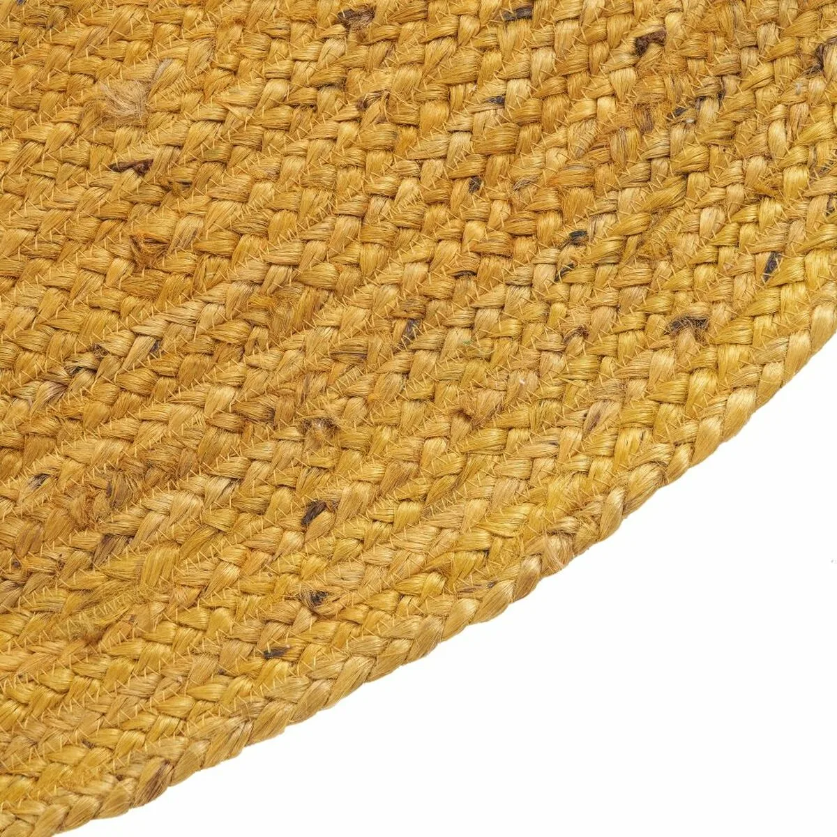 Tapis jaune jute 120 x 120 cm s880111434. Chez Diaytar, nous transformons vos envies en réalité avec style.