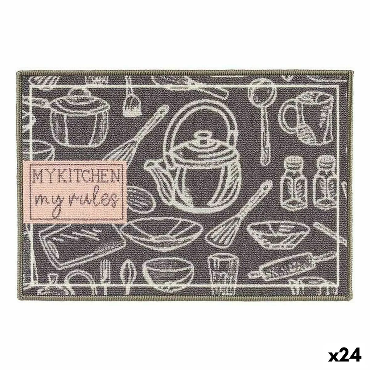 Tapis kinvara my kitchen gris 40 x 60 cm polyvalents 24 unites s362576132. Diaytar : Votre guide shopping pour une sélection exigeante de produits tendance, technologiques et domestiques