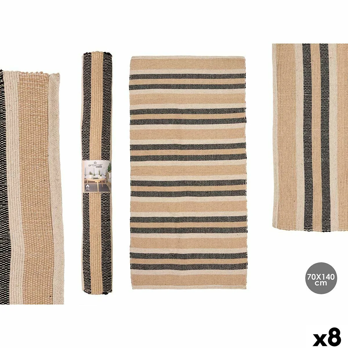 Tapis no 04 blanc marron noir 70 x 140 cm 8 unites s363279615. Diaytar réinvente le e-commerce avec une approche généraliste axée sur la qualité, la tendance et l'accessibilité