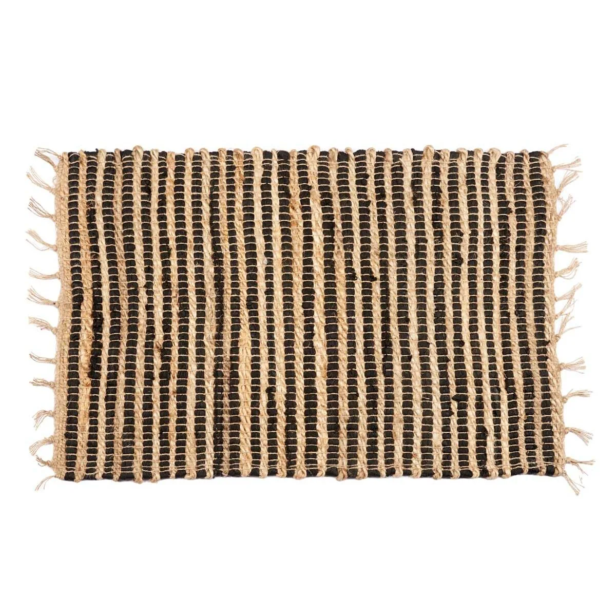 Tapis noir naturel rayures 60 x 1 x 90 cm 12 unites s363199346. Chez Diaytar, nous croyons que le meilleur des produits généraux et électroniques doit être accessible à tous, sans compromis sur le style