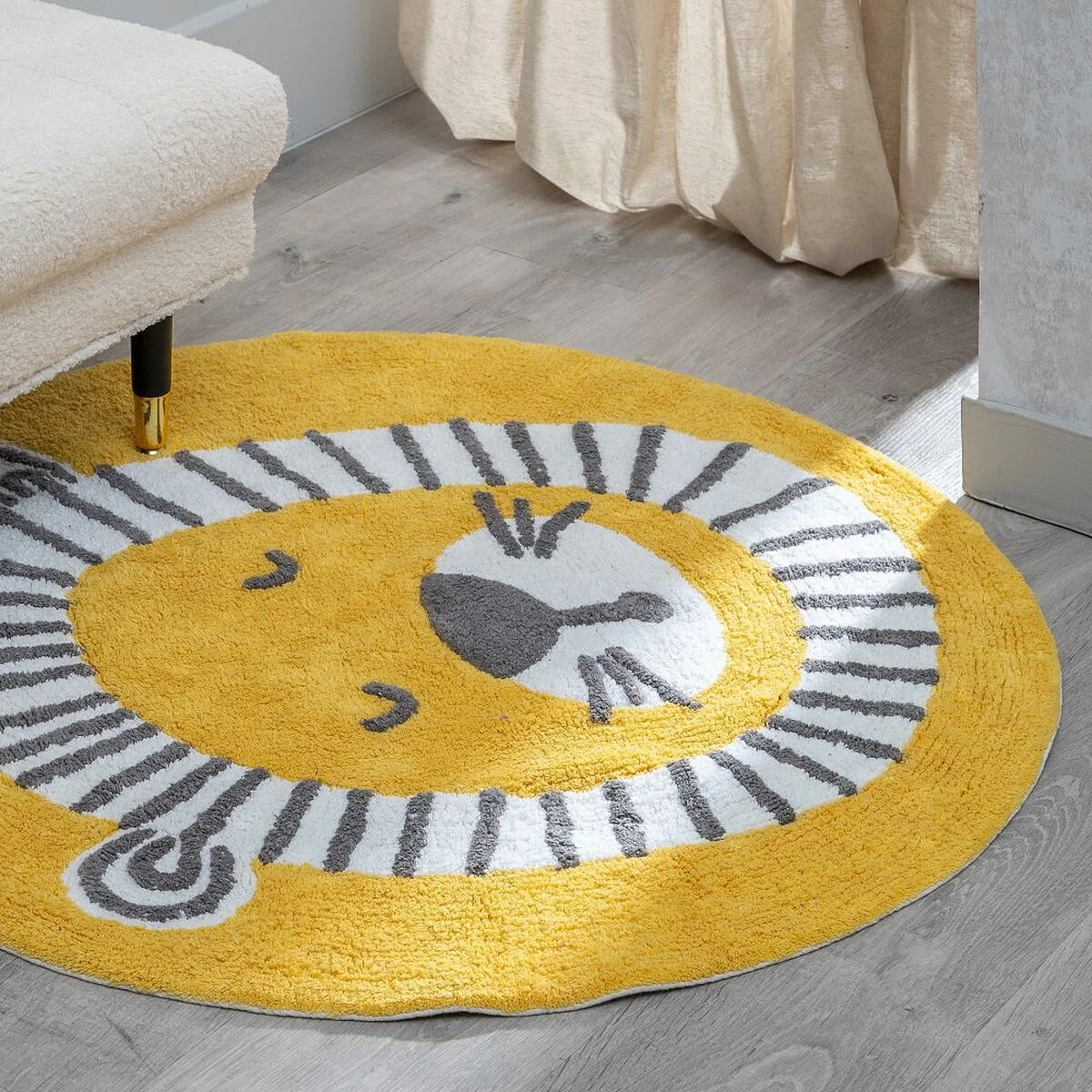 Tapis pour enfant 100 coton lion 100 cm 100 x 100 x 1 cm s880303462. Diaytar, c'est la vitrine ultime des produits qui comptent vraiment, ceux qui simplifient et embellissent existant.