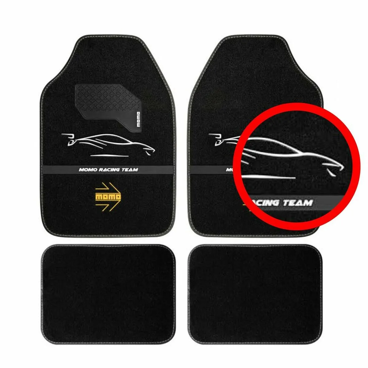 Tapis pour voitures momo momlcm4a7bw blanc noir universel s372176774. Bienvenue chez Diaytar, où nous croyons que le meilleur produit est celui qui vous trouve, et non l'inverse.