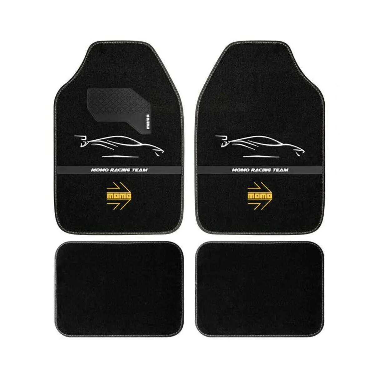 Tapis pour voitures momo momlcm4a7bw blanc noir universel s372176788. Soyez à la pointe de la tendance et de la technologie avec Diaytar, votre partenaire pour un shopping généraliste avisé