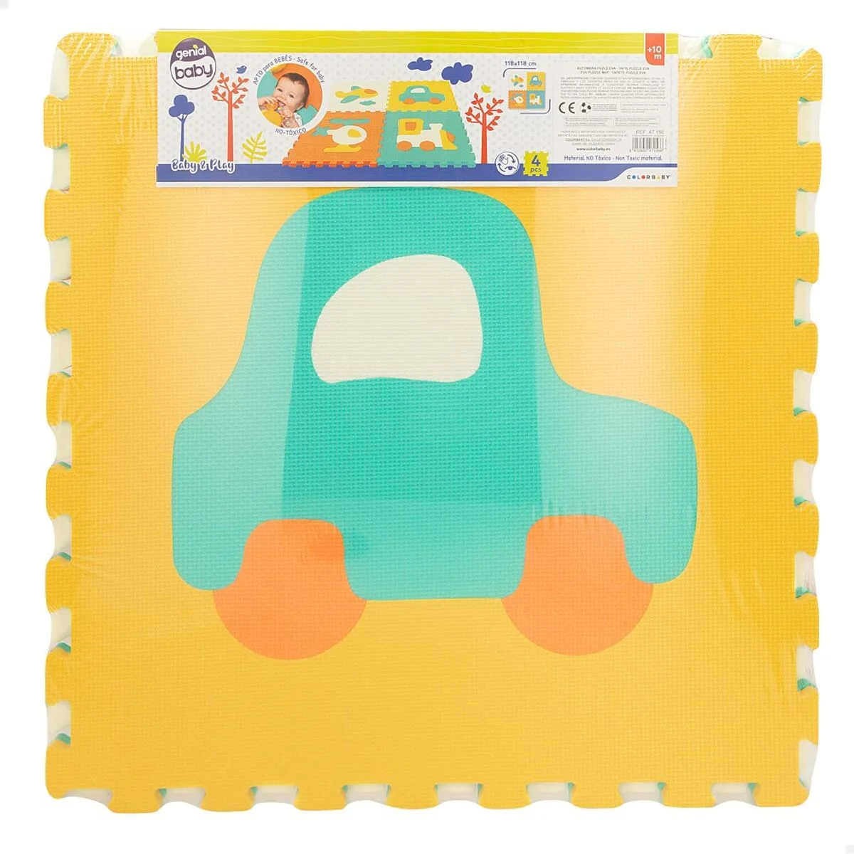 Tapis puzzle colorbaby 4 pieces voitures 118 x 118 cm eva 2 unites s890282811. Diaytar vous habille de la tête aux pieds avec goût et raffinement.