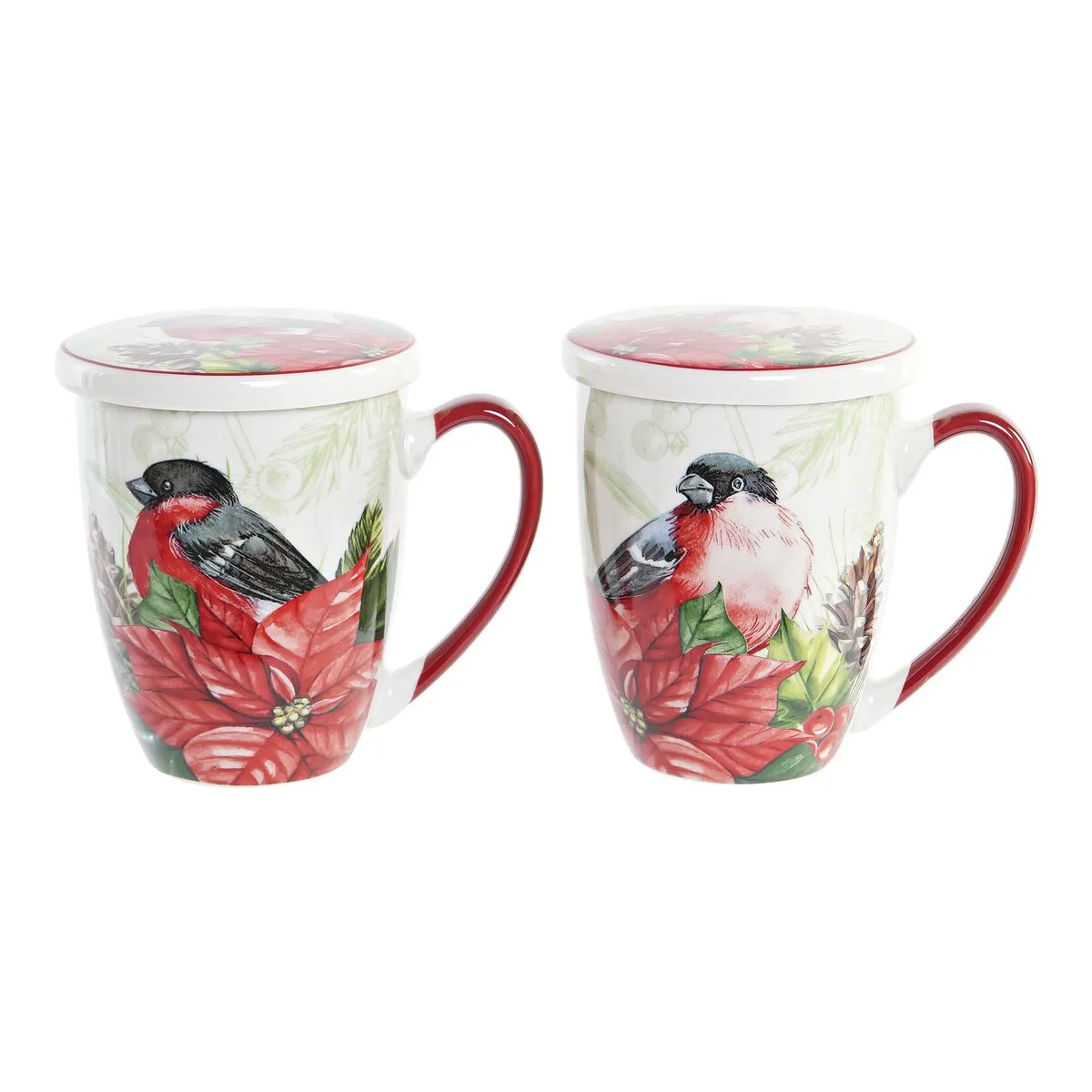 Tasse a infusion dkd home decor oiseau porcelaine rouge vert 380 ml 2 unites s303526441. Diaytar, la boutique en ligne qui pense à tout : des gadgets électroniques les plus futés aux objets maison les plus design