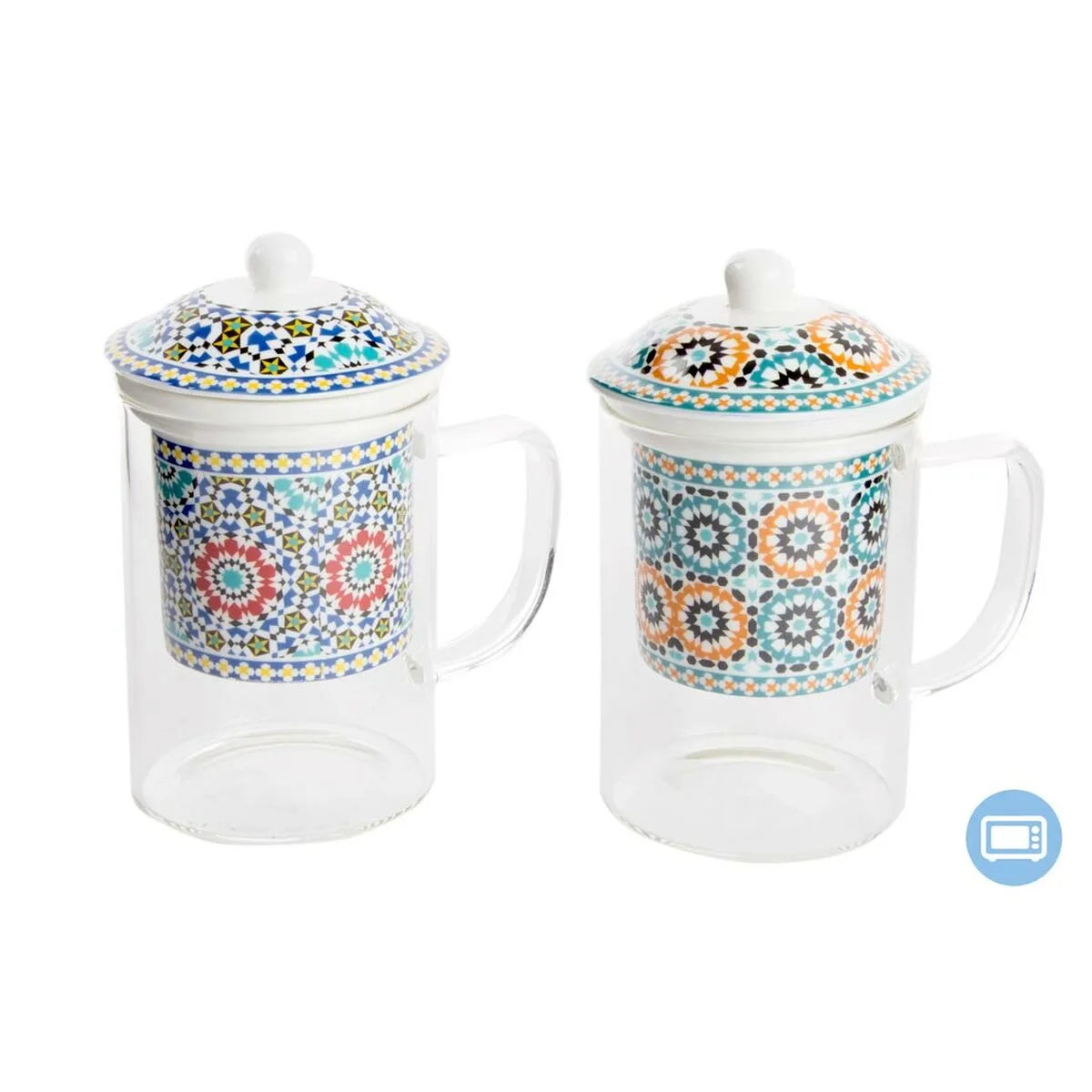 Tasse avec filtre pour infusions dkd home decor multicouleur orange carrelage arabe 300 ml 2 unites s304477536. Diaytar, c'est la promesse tenue d'un e-commerce où l'émerveillement devant un produit simple est encore possible.