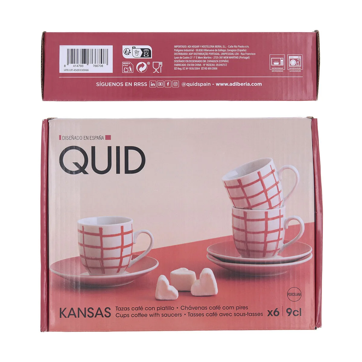 Tasse avec sous tasse quid kansas rouge ceramique 90 ml 6 unites s271308732. L'aventure Diaytar commence ici : parcourez un catalogue généraliste unique où la surprise et la qualité sont au rendez-vous