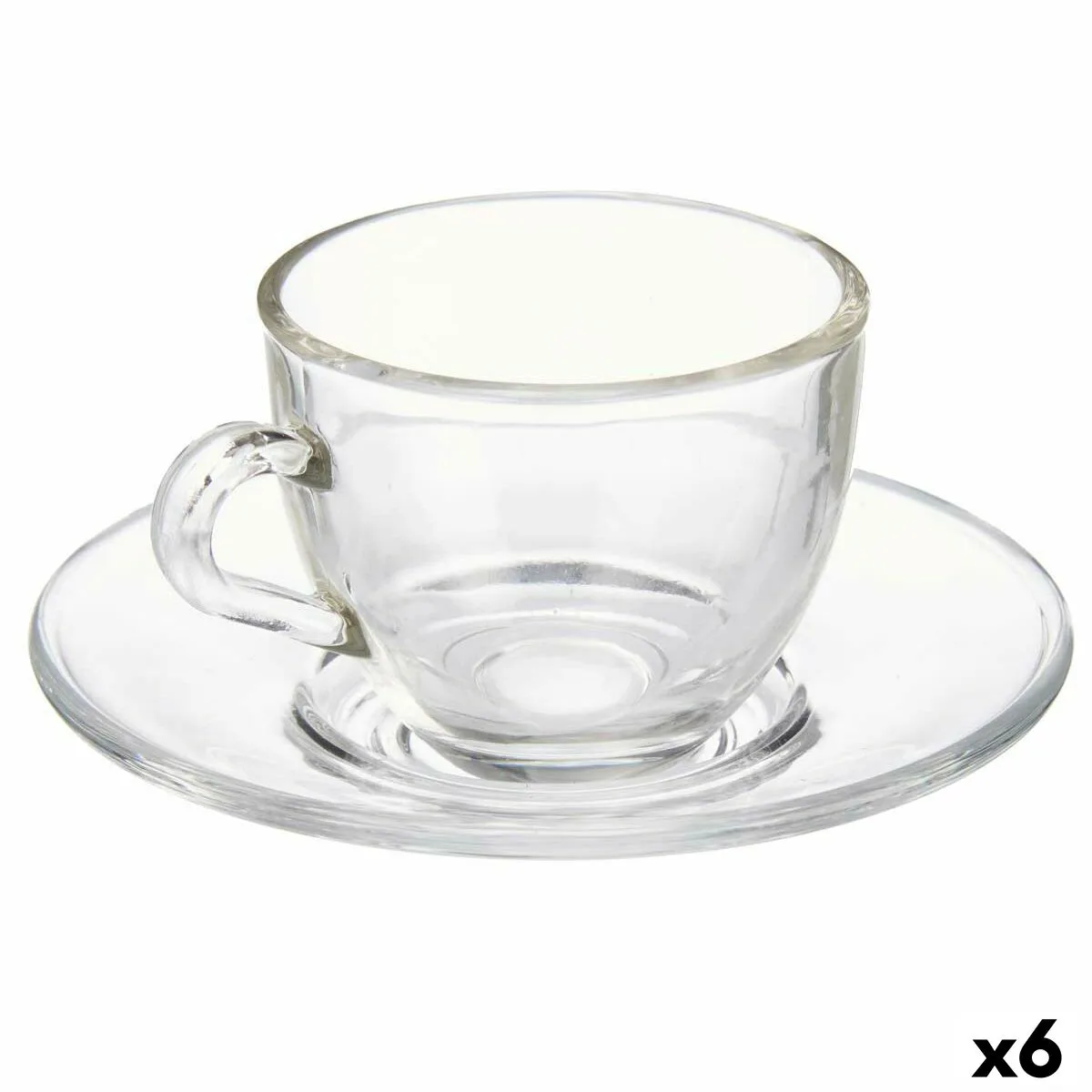 Tasse avec sous tasse vivalto s12212 bha transparent verre 85 ml 6 unites s363010334. Bienvenue chez Diaytar, où nous croyons que le meilleur produit est celui qui vous trouve, et non l'inverse.