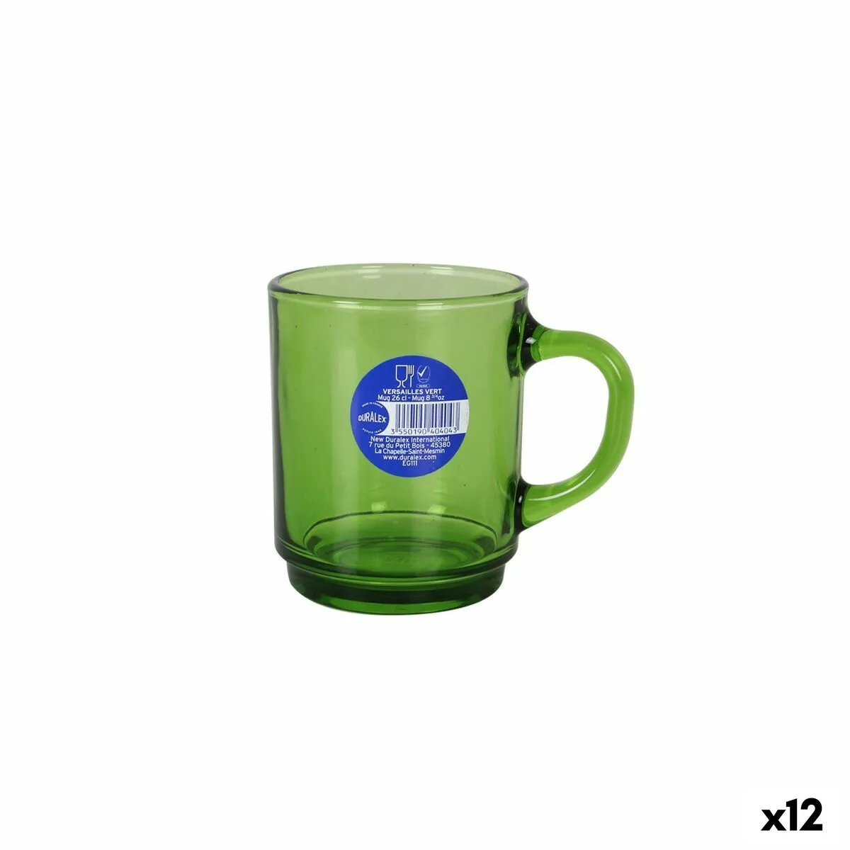 Tasse duralex versailles vert 260 ml 12 unites s223376323. Notre mantra chez Diaytar : un produit, un sourire. Nous mesurons notre succès à votre satisfaction instantanée.