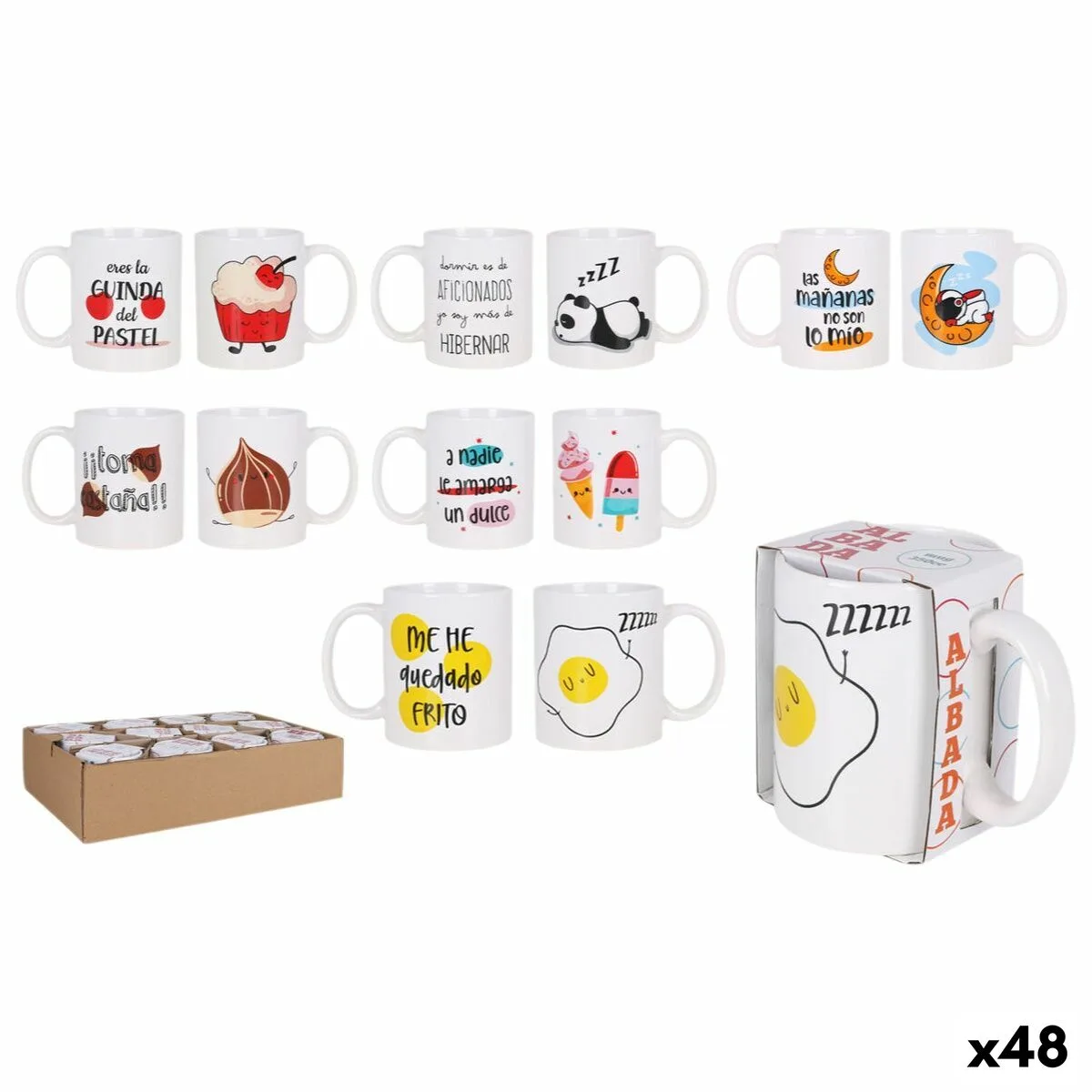 Tasse mug albada 350 ml 48 unites s223477634. Diaytar réinvente le e-commerce avec une approche généraliste axée sur la qualité, la tendance et l'accessibilité