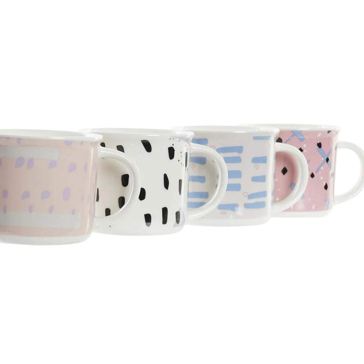 Tasse mug dkd home decor noir bleu rose blanc gres 310 ml 4 unites s303728986. Diaytar, c'est le compagnon des visionnaires, de ceux qui achètent aujourd'hui les produits qui seront incontournables demain.
