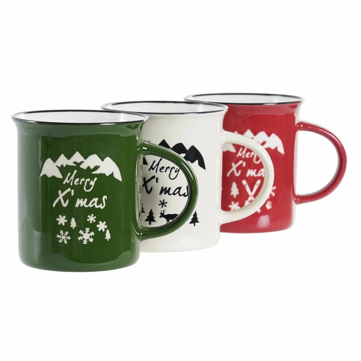Tasse mug dkd home decor porcelaine gres 330 ml 3 unites s303526870. Diaytar, l'art de mélanger les genres : trouvez l'équipement électronique parfait et l'objet déco qui lui correspondra
