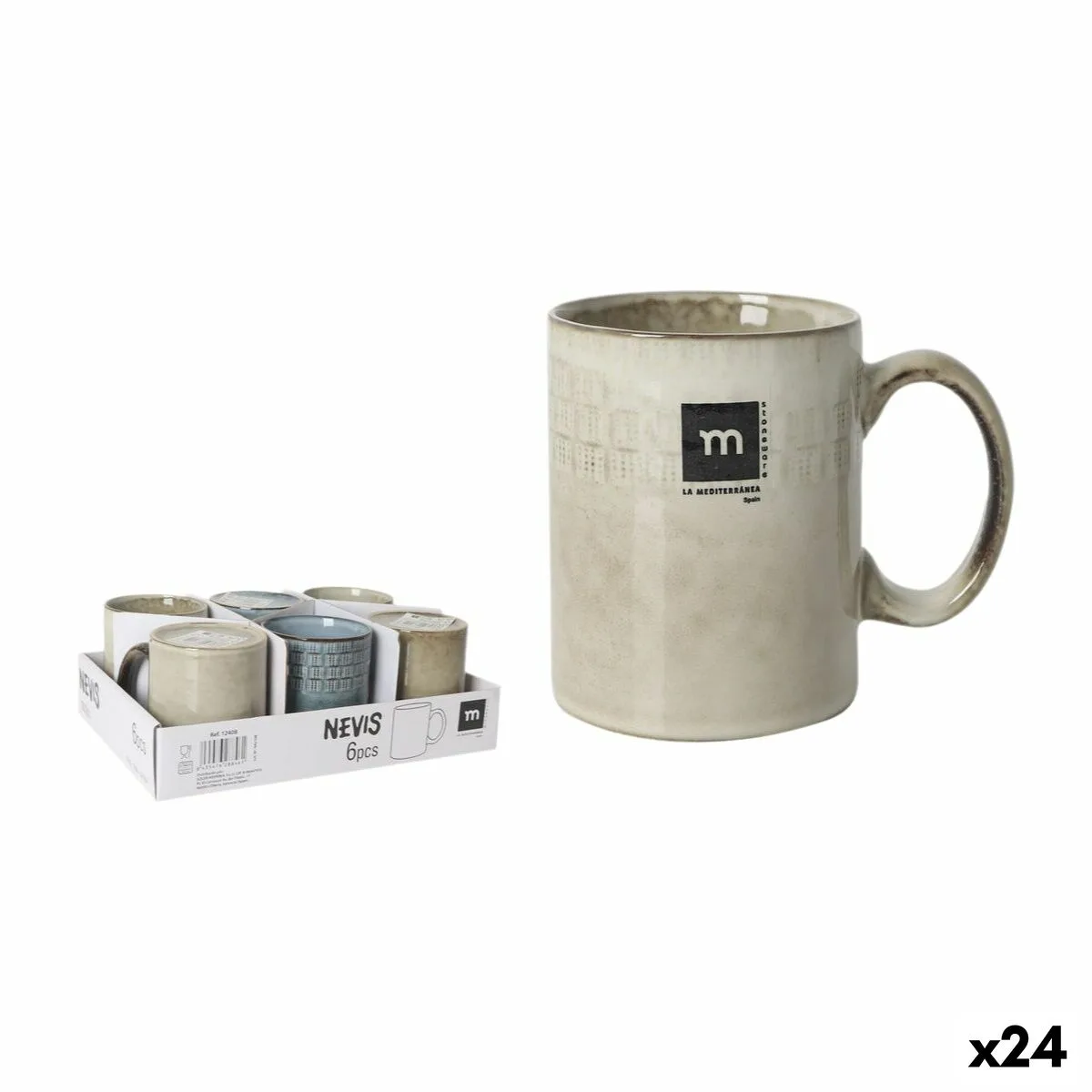 Tasse mug inde nevis rectangulaire 300 ml 24 unites s223784523. Diaytar, c'est la fusion entre le meilleur de l'artisanat et le cutting-edge de la technologie, au service de votre quotidien.