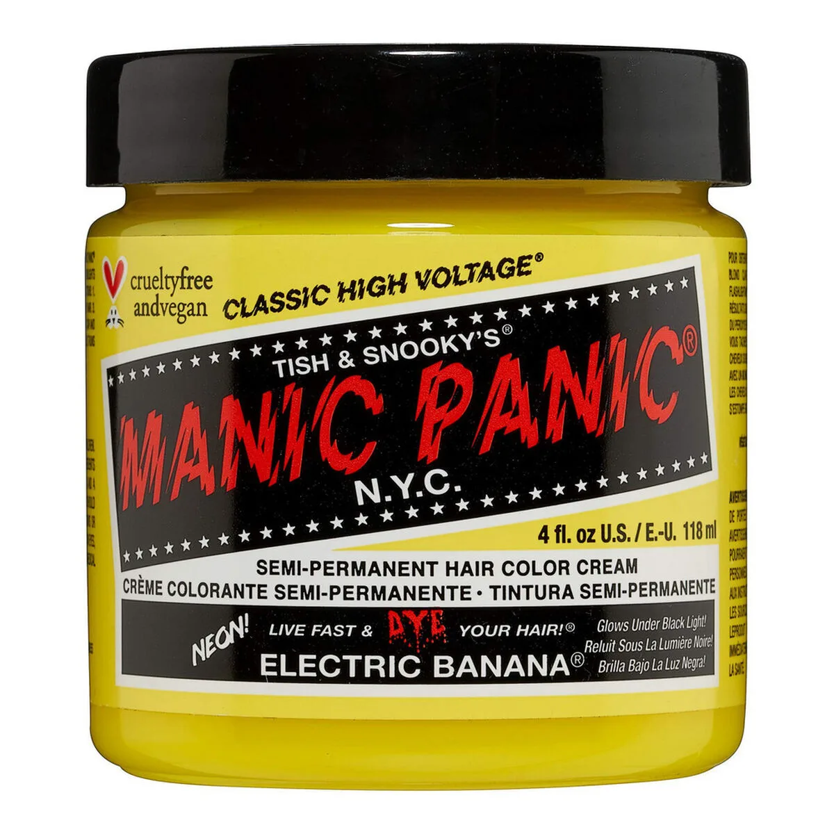 Teinture permanente classic manic panic 612600110128 electric banana 118 ml s425685220. Bienvenue dans l'ère du shopping conscient. Diaytar privilégie des produits avec une éthique et un impact positif.