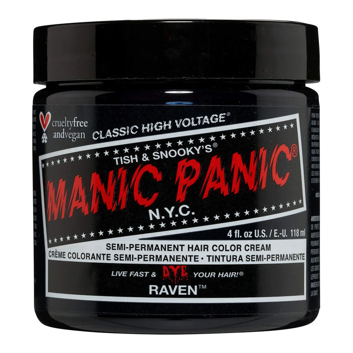 Teinture permanente classic manic panic hcr 11007 raven 118 ml s425684915. Explorez la galerie virtuelle Diaytar et laissez-vous séduire par nos produits généraux tendance et nos inventions électroniques exclusives